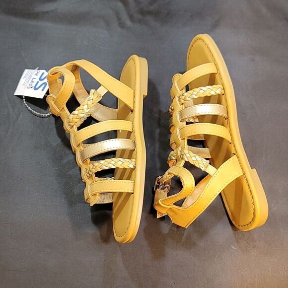 BRAND NEW SUGAR ANCIENT GREEK STYLE LEATHER Sandals ROMAN HANDMADE TODDLE SANDAL - Picture 10 of 14